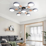 Modern Log Light Living Room LED Chandelier Bedroom Ceiling Lamp Kitchen Ceiling Chandelier Indoor Lighting Home Decorative Lamp
