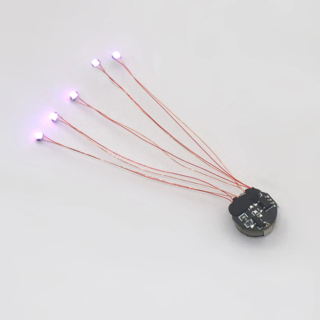 Wired 5cm Magnetic Control LED Light Module with Magnet & Battery for Gundam & DIY Models