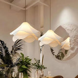 Pendant Lamp LED Nordic Minimalist white fabric flower Chandelier Living Room Bedroom Restaurant Minimalist Home Decor Lighting