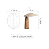 Solid Wood Bedroom Bedside Lamp Japanese Wooden Fabric Floor Light Home Decoration Desk Light Wabi Sabi Mood Light for Home Decr