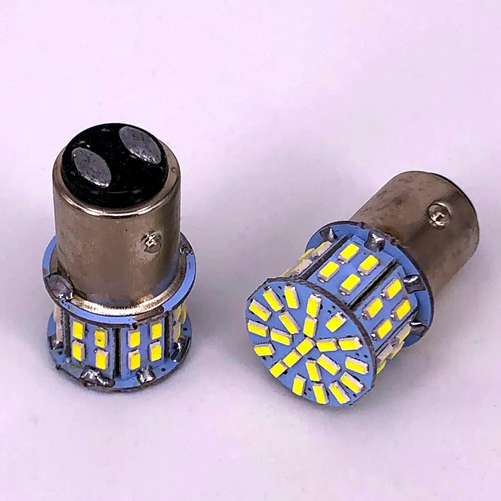 100pcs BA15S 1156  50 SMD 3014 P21/5W BA15D 1157  Led 12V Car Brake Light Turn Signals Rear Parking Reverse Lamp