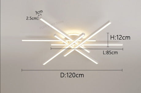 2023 new ceiling lamp Nordic modern LED lamp living room dining room bedroom lights ceiling chandelier