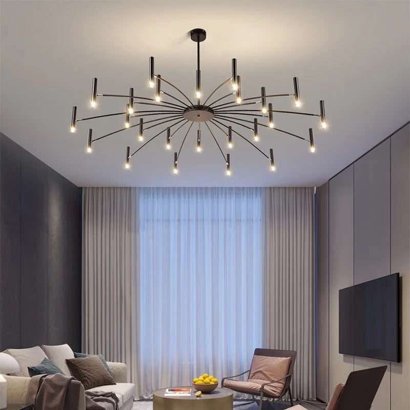 2026 Modern Design Art LED Chandelier Bedroom Restaurant Hanging Light Lighting Lustre LivingRoom Pendant Lamp Home Deco Fixture