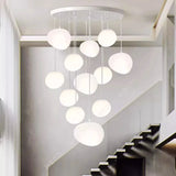 Modern home decor led lights pendant light lamps forstaircase Chandeliers for living room hanging light indoor lighting