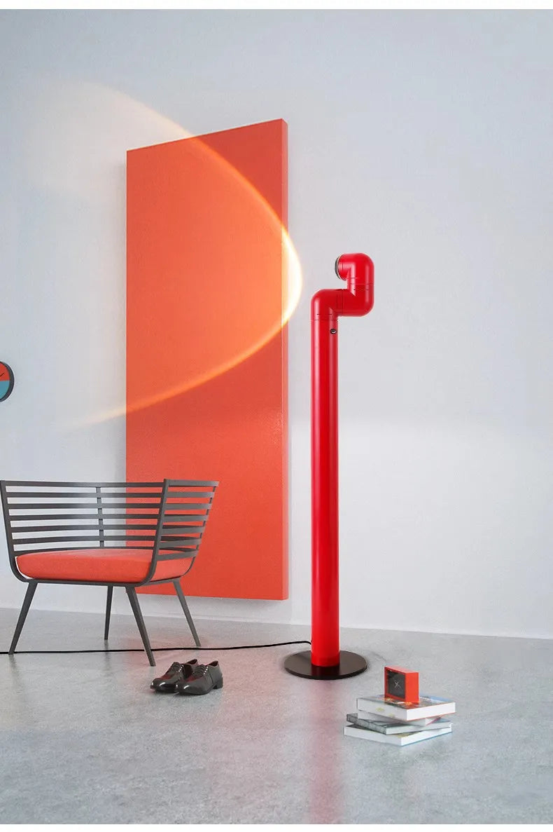 Spanish Space Age floor lamp Designer Replica Red White Water Pipe Standing Lamp For Living Room Sofa Bedroom Room Decoration