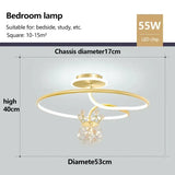 Modern Planet LED Ceiling Lights Lovely Crown Star Chandelier for Living Dining Room Kid's Bedroom Home Decoration Lamps Lustre