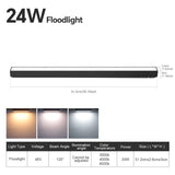 LED Magnetic Track Light Grille Flood Lamp Modern Embedded Flexible Linear Fixture LED Spotlight 3 Color CCT Ceiling Indoor Livi