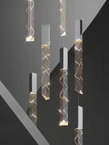 Modern Crystal Pendant Lamp - Luxury LED Hanging Light for Dining Room