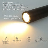 110V 220V Led Pendant Lights Replaceable GU10 Bulb Ceiling Chandelier for Kitchen Living Room Cylinder Hanging Lamp Decoration