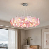 Colorful Italian Murano Glass Ceiling Chandelier - Luxury Handblown Pendant Light Fixture for Living Room, Bedroom & Hotel Lobby Decor