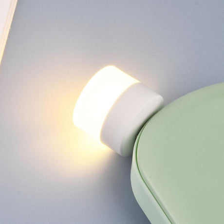 USB Plug Lamp Computer Mobile Power Rechargeable Lamp Book Light LED Eye Protection Reading Light Small Light Night Light