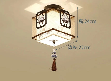 Corridor Warm Ceiling Light Hotel Villa Hotel Entrance Foyer Entrance Balcony Light