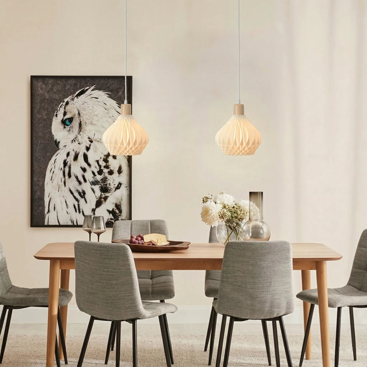 Bamboo Pendant Lamp Hanging Lamp Handmade Rattan Chandelier Fixture Restaurant Dining Room Indoor Lighting AC85-260V
