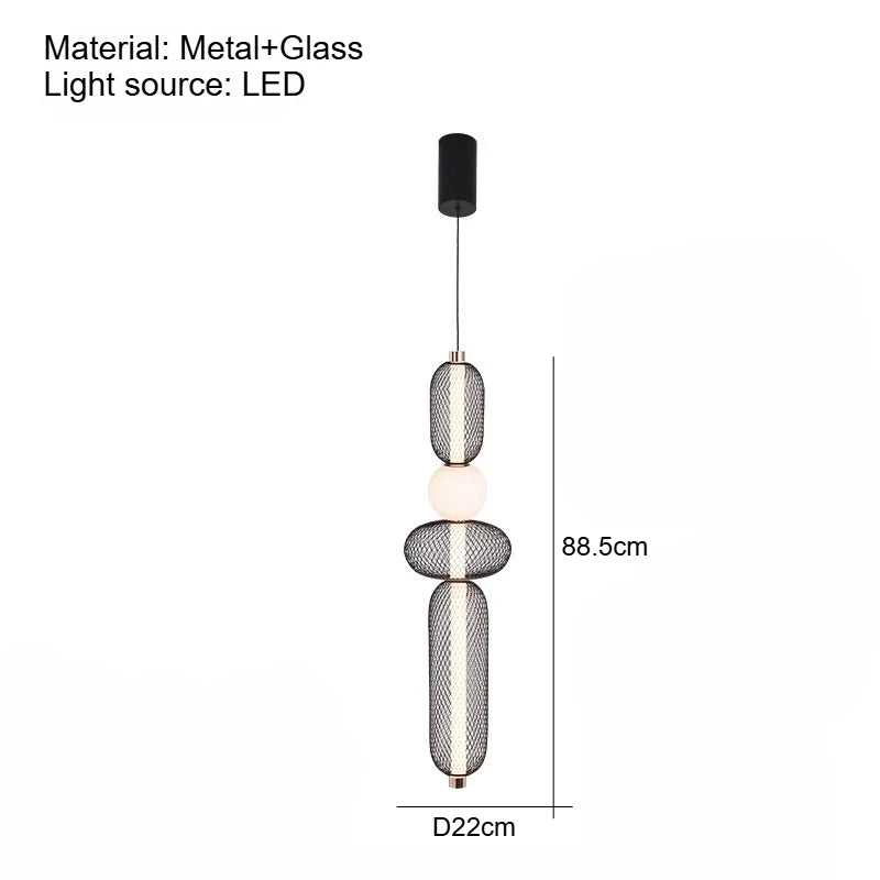 Modern Restaurant Chandelier Nordic Designer Coffee Table LED Pendant Lamp Kitchen Dining Room Bedroom Home Decor Hanging Lamp