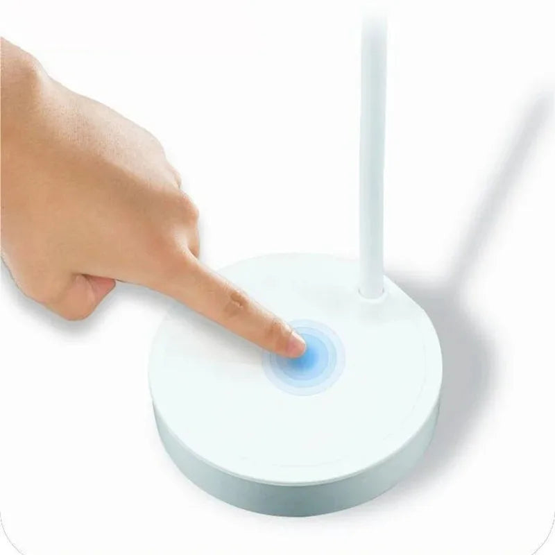 Rechargeable Table Lamp USB Plug Desk Lamp Reading Book Night Light LED 3 Modes Dimming Eye Protection Light Bedside Led Lamps