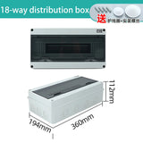 HT Series IP65 Waterproof Electrical Distribution Box (2/3/5/8/12/15/18/24 Way) - PC Plastic Outdoor Junction & Circuit Breaker Switch Box