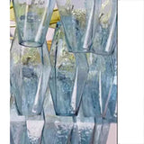 2027 Murano Glass Wish Bottle Pendant Lamp Colorful Glass Electroplated Brass Silver Round Dimmable Ceilings Lustre
