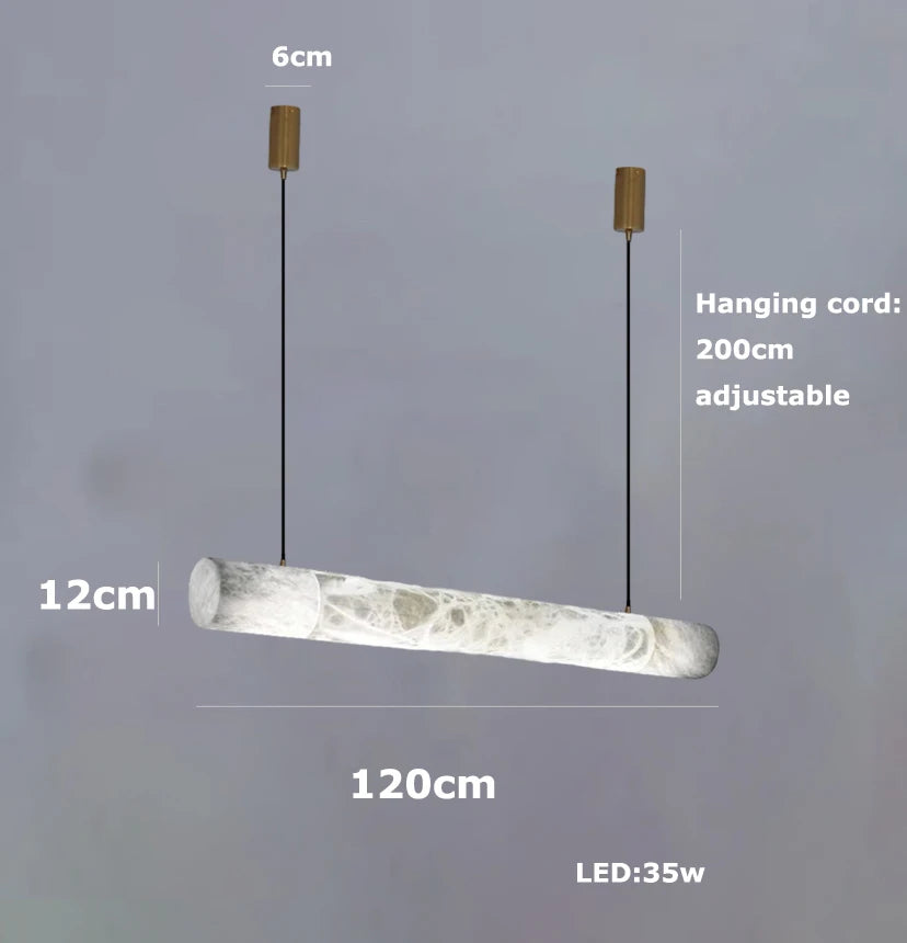 2026 New Trend Marble Collection LED DIY Hanging Lamps Chandelier Lighting Fixtures Lustre Suspension Luminaire Lampen For Foyer