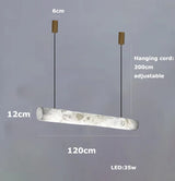 2026 New Trend Marble Collection LED DIY Hanging Lamps Chandelier Lighting Fixtures Lustre Suspension Luminaire Lampen For Foyer