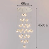 Home decoration Pendant lights, luxury crystal living room chandelier, bedroom Pendant lamp, ceiling light, indoor lighting