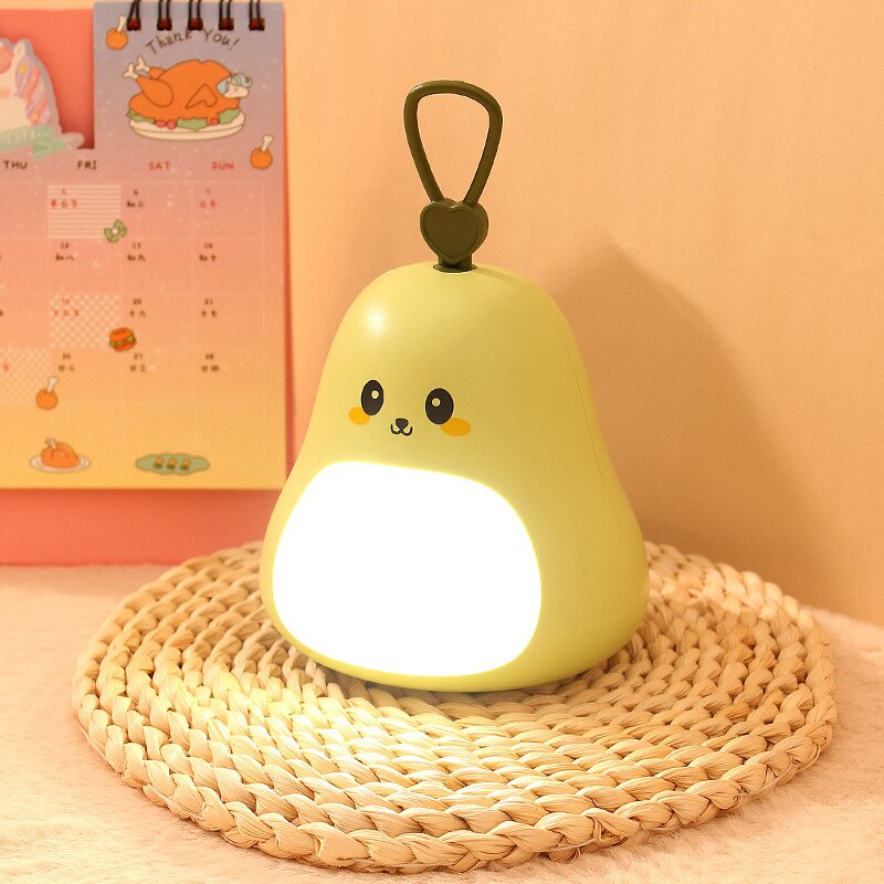 USB LED Night Light Portable Cute Animal Cartoon Night Lamp Gift for Baby Kids Girl Room Bedside Bedroom Living Room Decoration