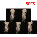 5PCS Jellyfish Hanging Night Light Lamp - Battery-Operated Bedroom Atmosphere Decor