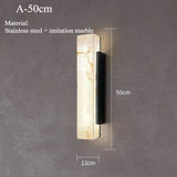 Modern Minimalist Outdoor Waterproof IP65 Lmitated Marble LED Wall Light AC85~265V Stainless Steel Porch Lamp For Street Adorn