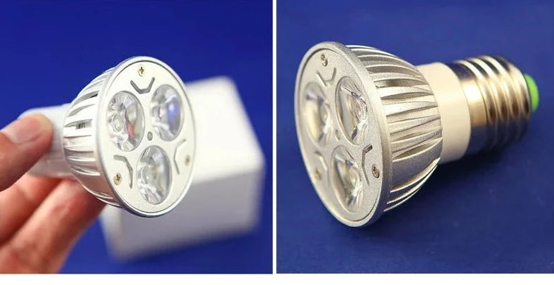 Dimmable LED Spotlight GU10 MR16 GU5.3 E27 E14 E12 B22 B15 3W Bulb Lamp Adina 110V 220V 12V Lamp Bombillas Lights For Home Decors