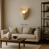 2026 Latest Nordic Lamps Middle-aged Style Wabi Sabi Style Coffee Shop Creamy Wall Lamp Resin Bedside Reading Light Home Decor