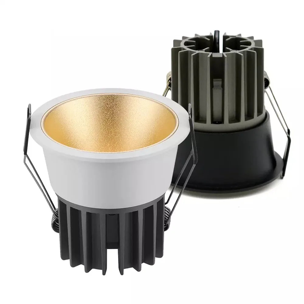 Dimmable LED Downlight Recessed Ceiling Lamp Spotlight Aluminum LED COB Light 5W 10W 12W 18W 20W 24W AC110V 220V Home Office Store