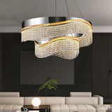 Nordic Crystal Pendent lamp Living room Chandelier New Dining room Bedroom Luxury LED Pendant High-end Interior Lighting Luster