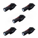 X400 Mini Pistol Flashlight with Strobe Mode - Compact LED Weapon Light for Picatinny & GL Rails