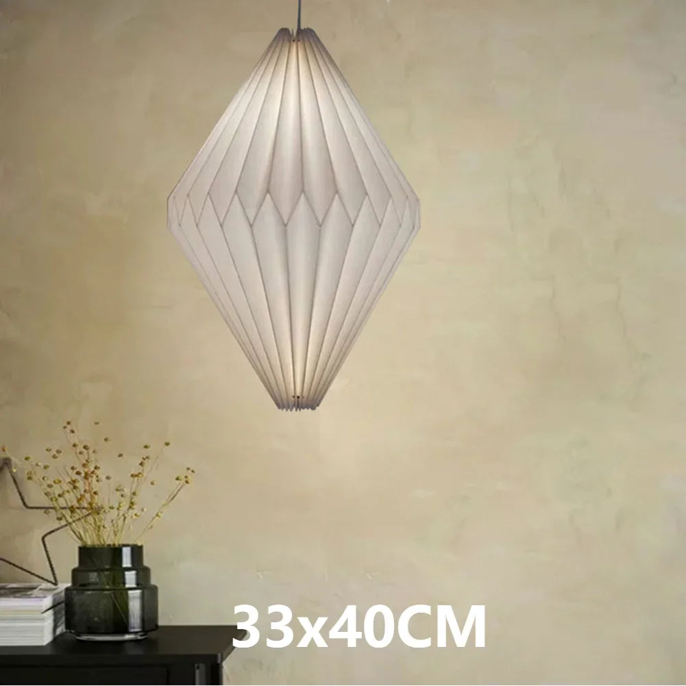 Origami Ceiling Lampshade Nordic Style Paper Lantern Shade Creative Decorative Light Cover for Living Room Decor