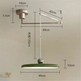 French Rocker Chrome LED Chandelier - Displaceable Modern Hanging Lamp