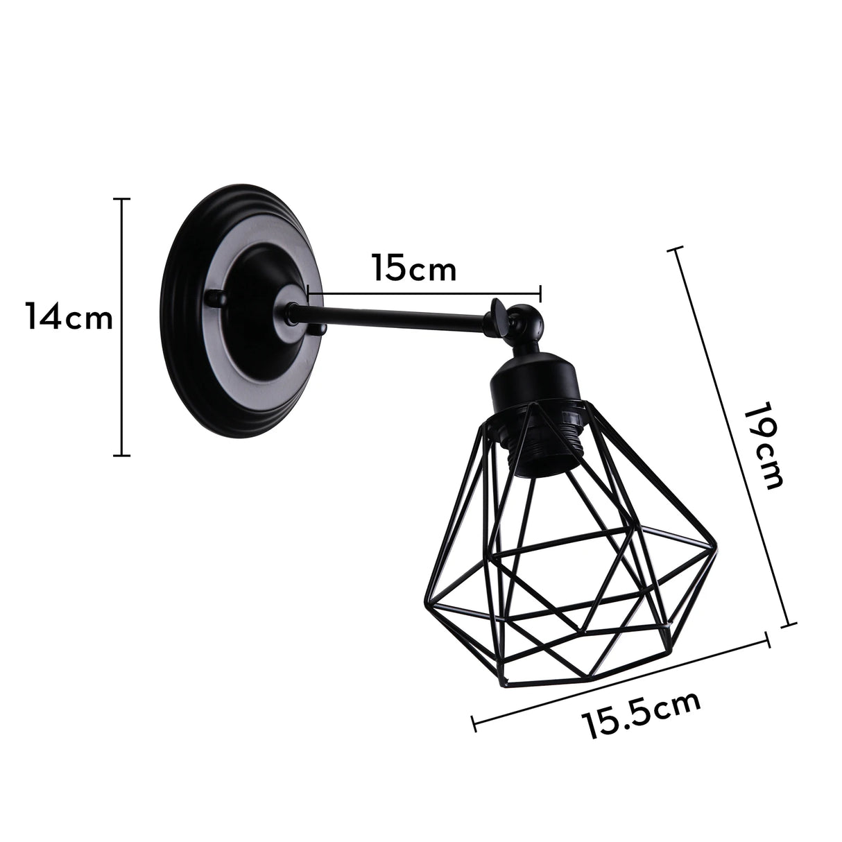 Industrial Pendant Light Led Adjustable Hanging Lamp Shade for Home Kitchen Metal Cage Pendant Lighting for Island Dining Room