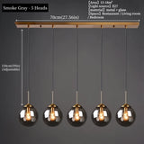 Modern Luxury Metal Chandelier Nordic Creative LED Glass Pendant Lamp Living Room Dining Room Bedside Simple Small Hanging Lamp