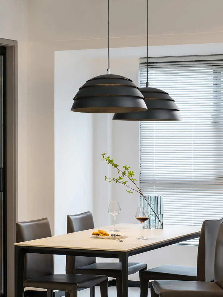 Nordic Minimalist Pendant Light Bar Restaurant Dining Room Bedroom Led Luster's lamparas colegnates para techno Room Decors E27 Lamp