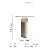 Minimalist Modern Crystal Ball LED Desk Lamp - Postmodern Designer Atmosphere Table Light for Living Room & Bedroom Bedside Decor