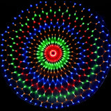 LED Net Grid String Light (1.5x1.5m / 3x2m / 6x4m) - Waterproof Mesh Fairy Lights for Garden & Christmas Decor