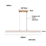 Trendy Home Decoration Round Linear Natural Stone Chandelier Lighting Lustre Para Sala Estar Hanging Lamps For Dinning Room