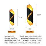 LED Wall Lamp 10W Indoor Wall Lights Waterproof Outdoor Modern Nordic Sconce Lamp Interior Home Decor Lámparas