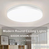 Modern LED Ceiling Lights Bedroom Lighting 48W 36W 24W 18W Round Ceiling Lamp Fixtures for Balcony Entrance Staircase Home Decor