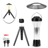 New Rechargeable Camping Lantern Portable Outdoor Camping Light Magnet Emergency Light Hanging Tent Light Powerful Work Lamp
