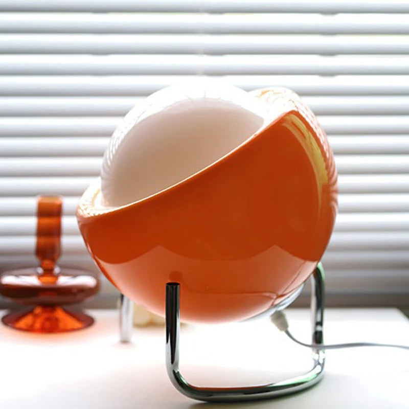 Medieval Bauhaus Glass Table Lamp - Nordic Retro LED Mushroom Desk Light