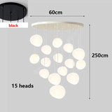 Modern home decor led lights pendant light lamps forstaircase Chandeliers for living room hanging light indoor lighting