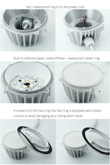 Spot LED IP65 Waterproof Fire-proof Downlight Lamp 5W 7W 9W 12W 15W Ceiling Light