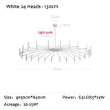 Living Room Lamps Modern Led Ceiling Chandelier Nordic Dining Room Bedroom Chandeliers 110V/220V Home Interior Hanghing Lighting