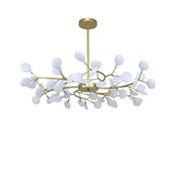 Creativity Firefly LED Chandelier Black Gold for Living Room Bedroom Hall Home Decor Indoor Lighting Minimalist Ceiling Pendant