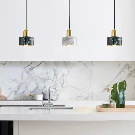 Modern Minimalist Marble Dining Room Chandelier Living  Bedroom   Decoration Led Pendant Lighting For Home