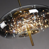 Nordic Glass Ball bedroom chandeliers for Dining Room kitchen fixture pendant lights Restaurant art Decor amber Hanging Lamp